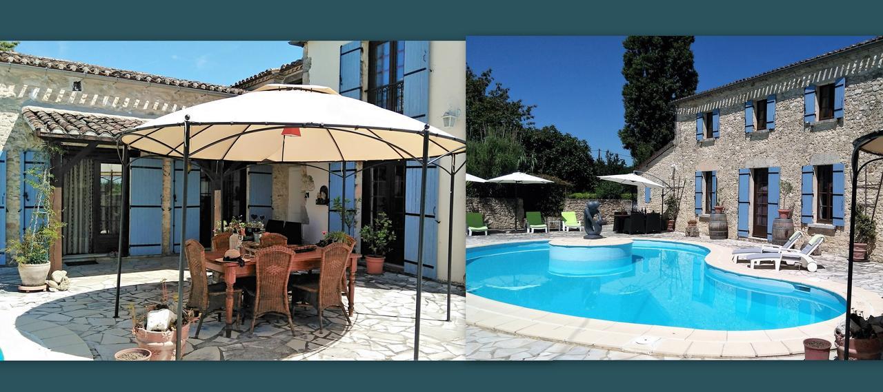 Luxury B&B Maison à votre Santé, in Bordeaux wine region Savignac-de-Duras Exterior foto