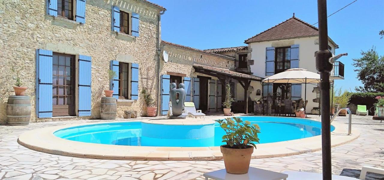 Luxury B&B Maison à votre Santé, in Bordeaux wine region Savignac-de-Duras Exterior foto